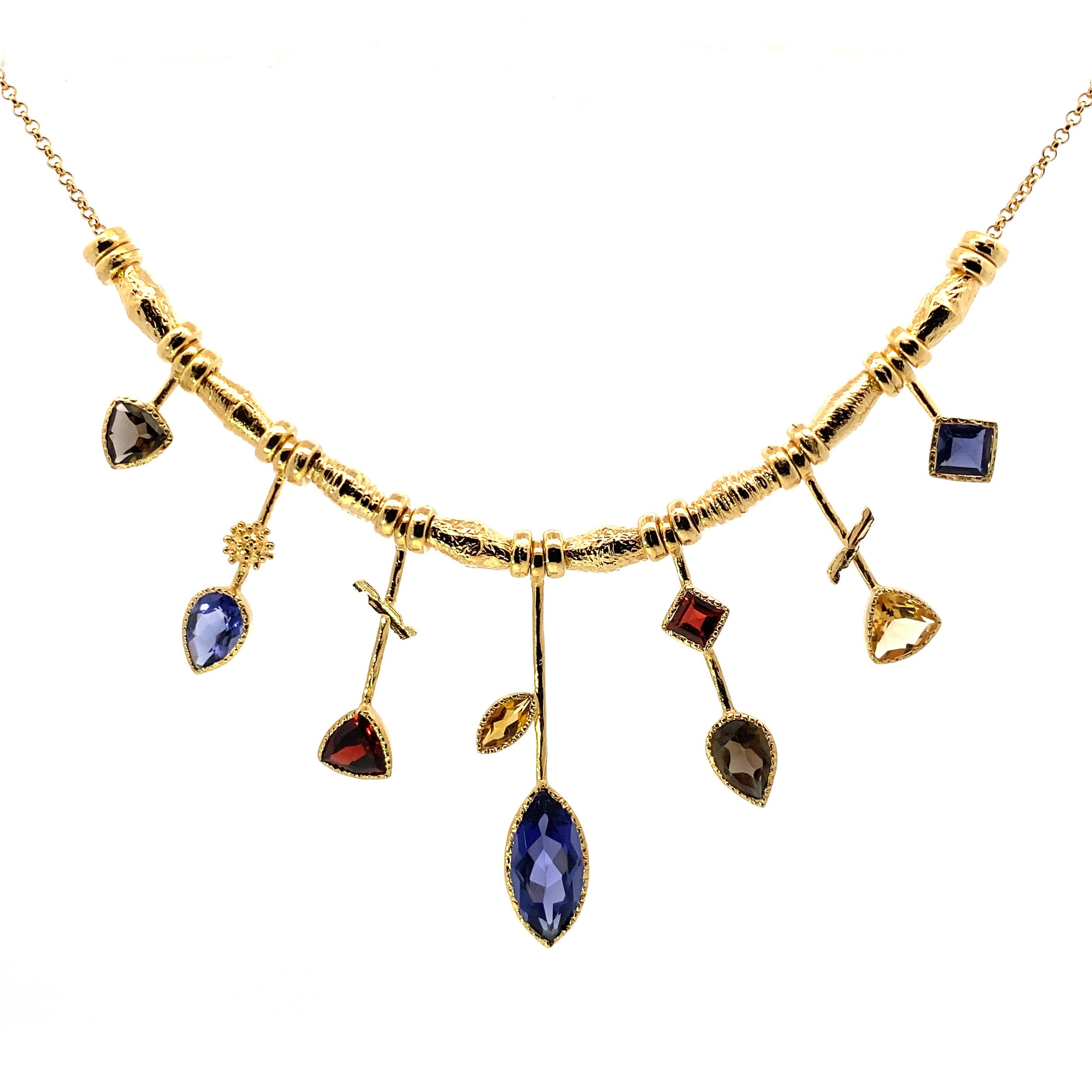 Seven Stick Edge Necklace III