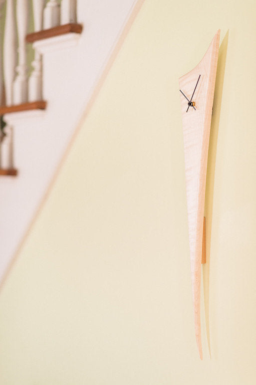 Maple Stake Clock