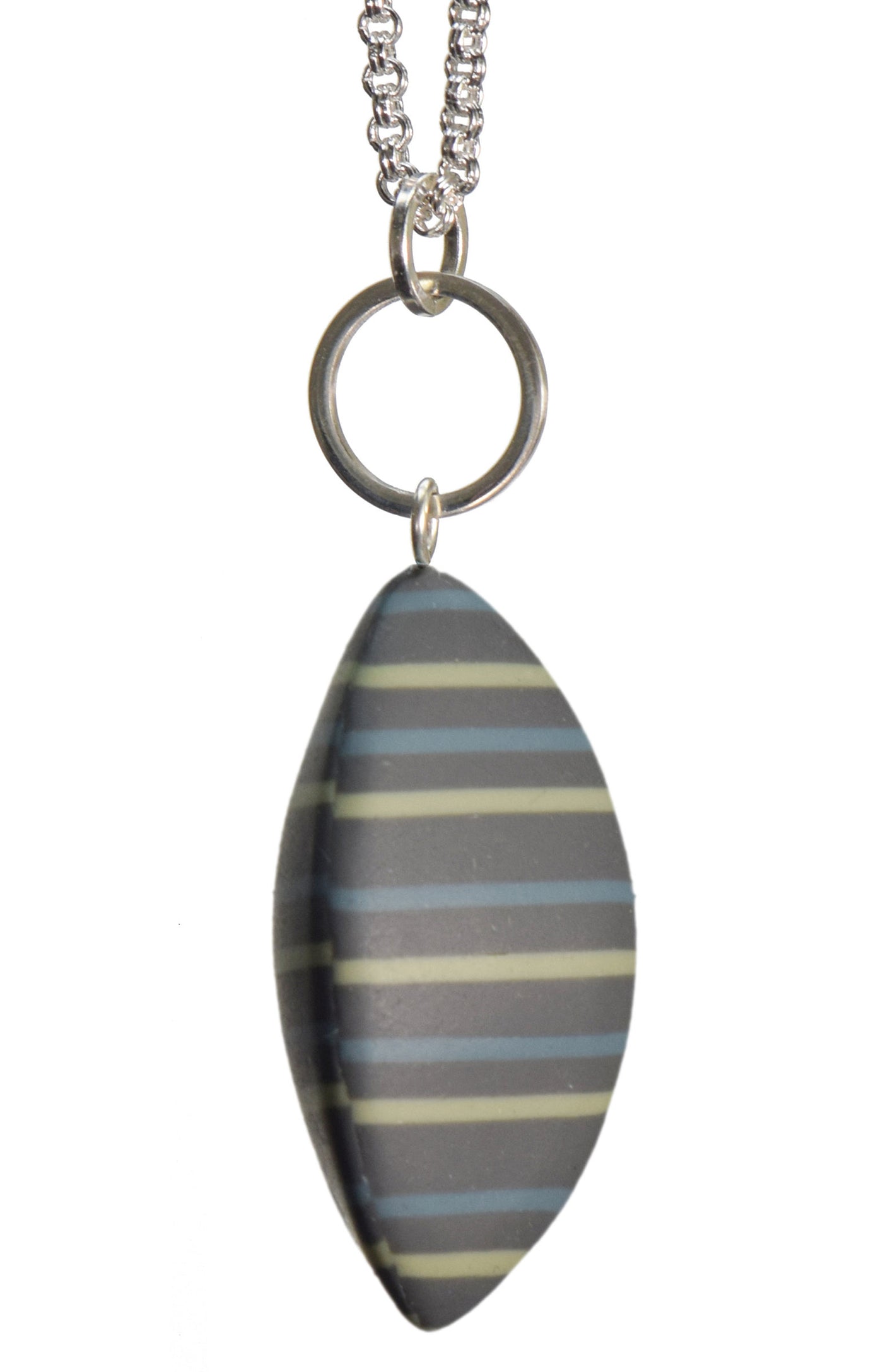 Gray with colored stripes