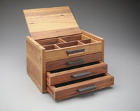 Wormy Chestnut Jewelry Case