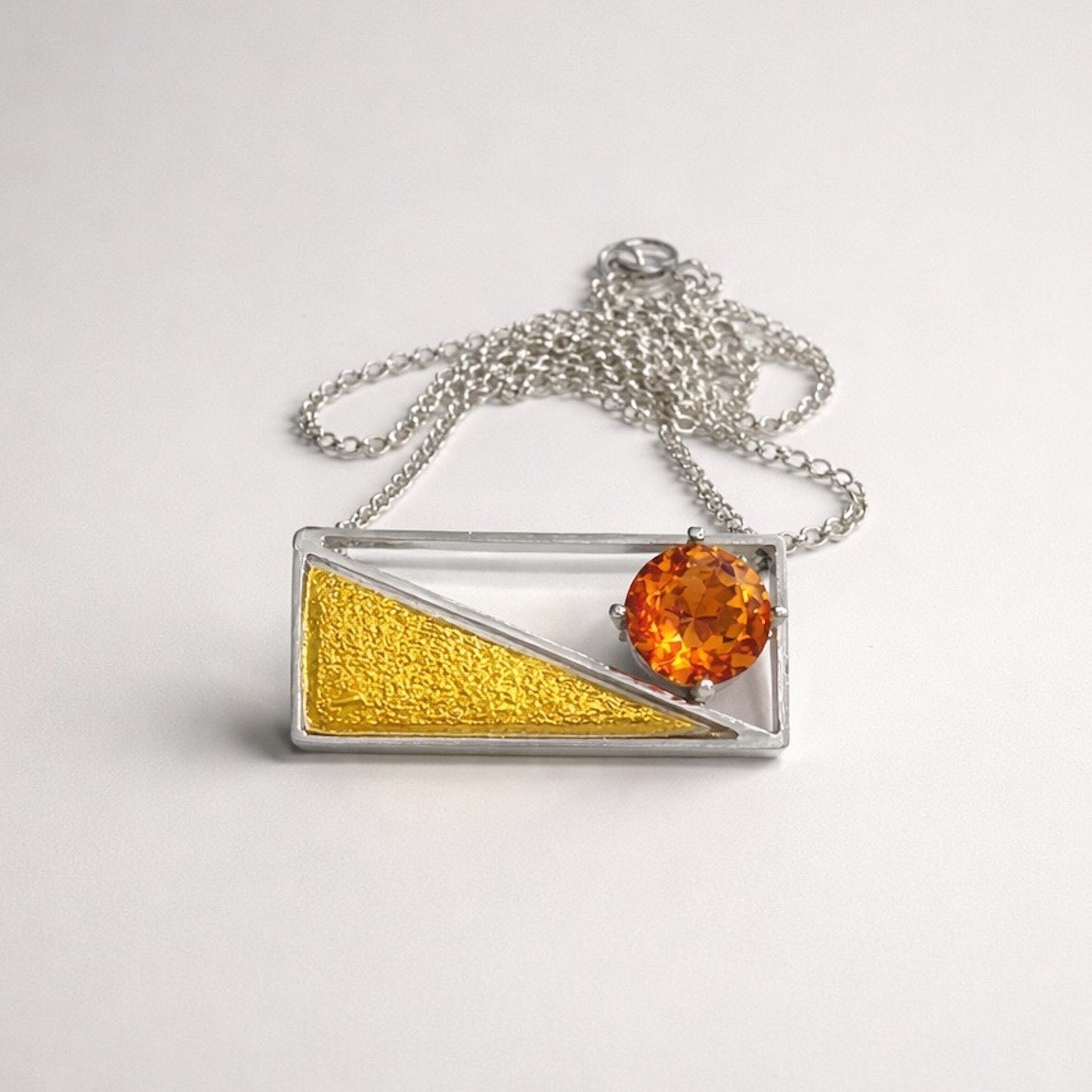 Captured Triangle Pendant II