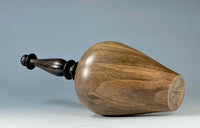 Vessel Turned from Claro Walnut and Ceylon Ebony