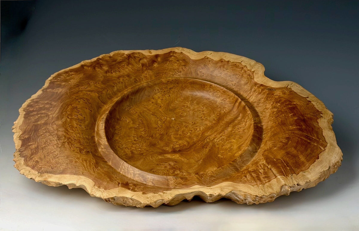 Display Piece Turned from Australian Gold Mallee Burl