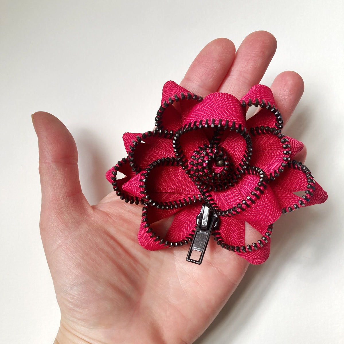 Pink Zipper Pin