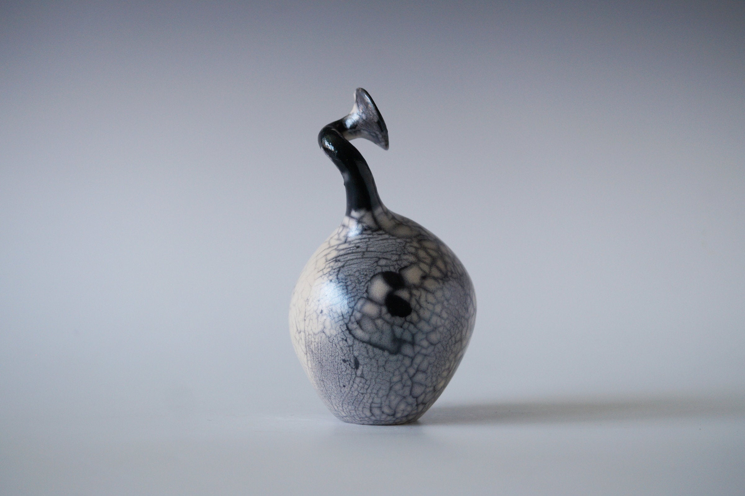Ceramic Raku Vessel, Naked Raku Firing 5