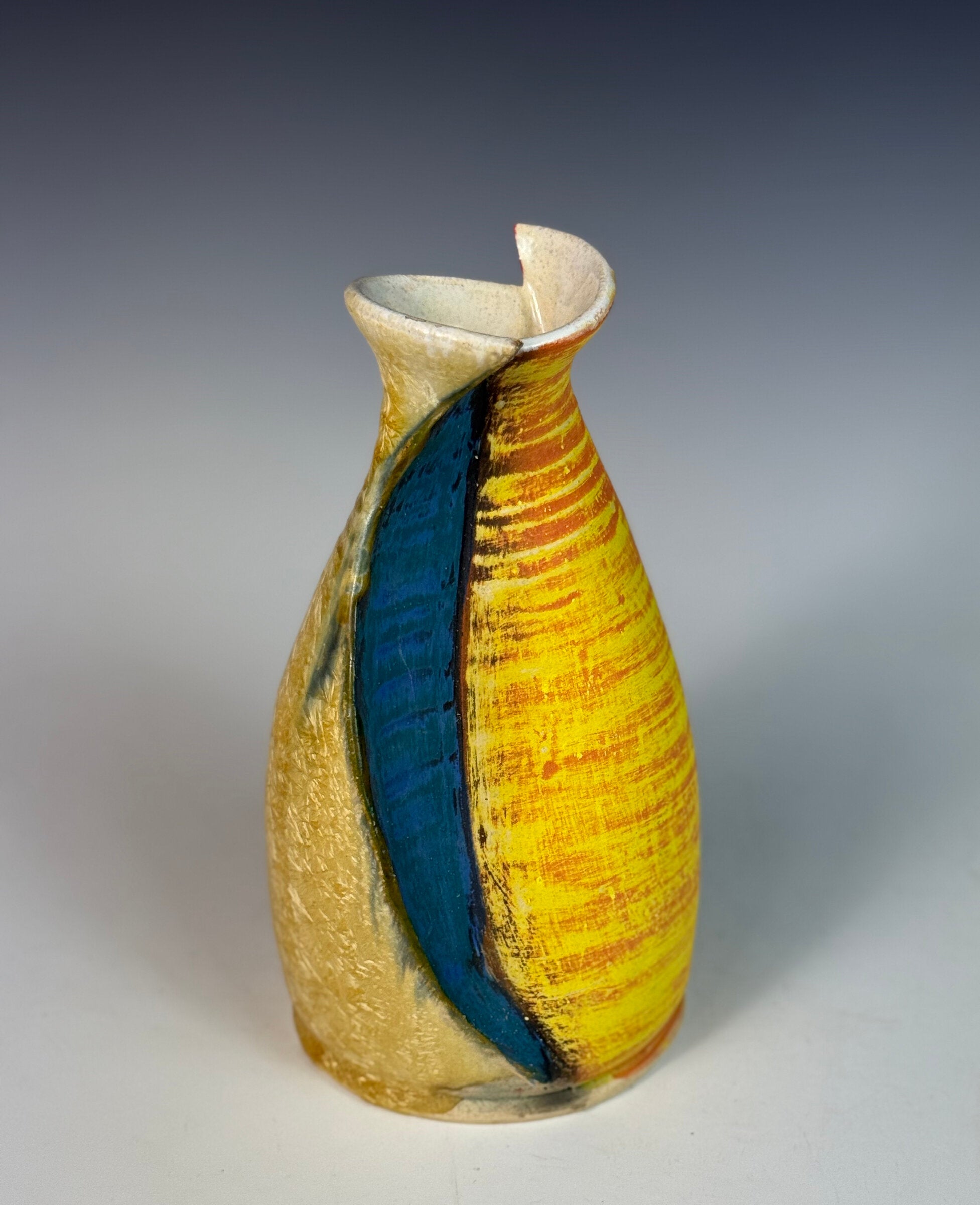 Deconstructed Bottle in Yellow and Gold