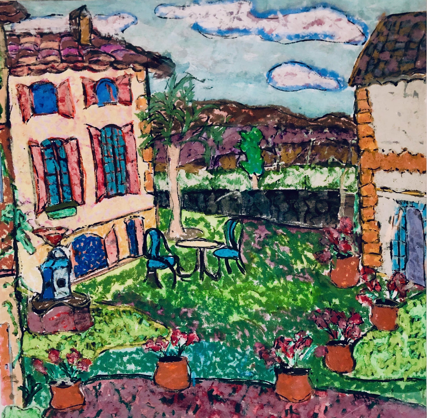 Looking Out Through Chateau Arnajon II