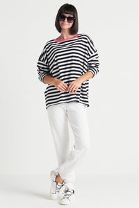 Striped Boxy Tee
