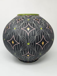 Petal and Line Porcelain Vase