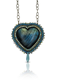 Labradorite Heart Pendant No. 3