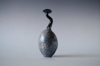Ceramic Raku Vase, Naked Raku Firing