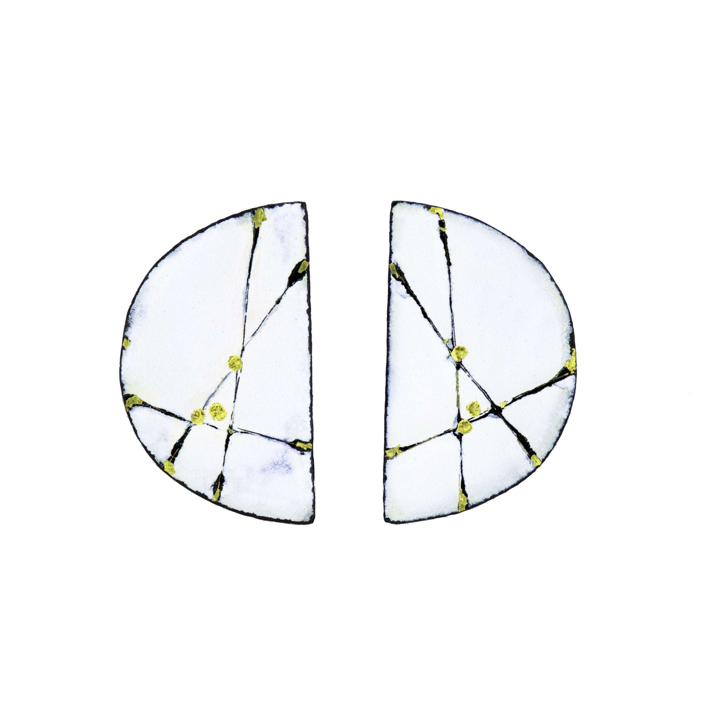 Half Moon Interstellar Earrings