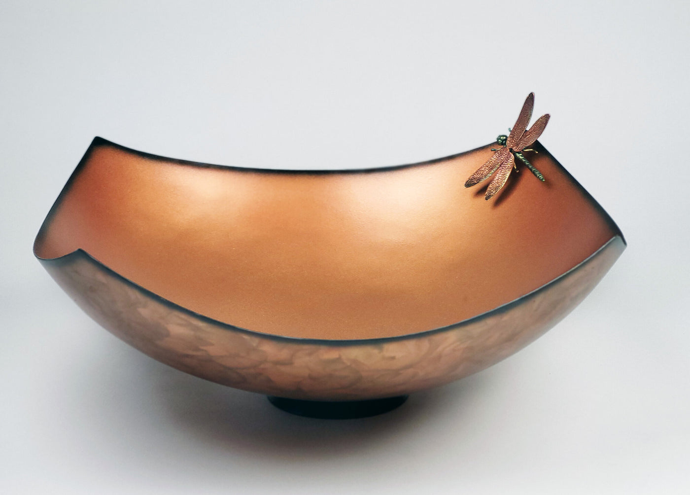 Copper Dragonfly Blessing Bowl