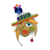 Blue Bird of Spring Pin