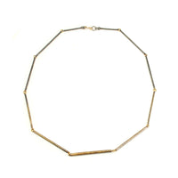 Gold Dust Thin Line Necklace