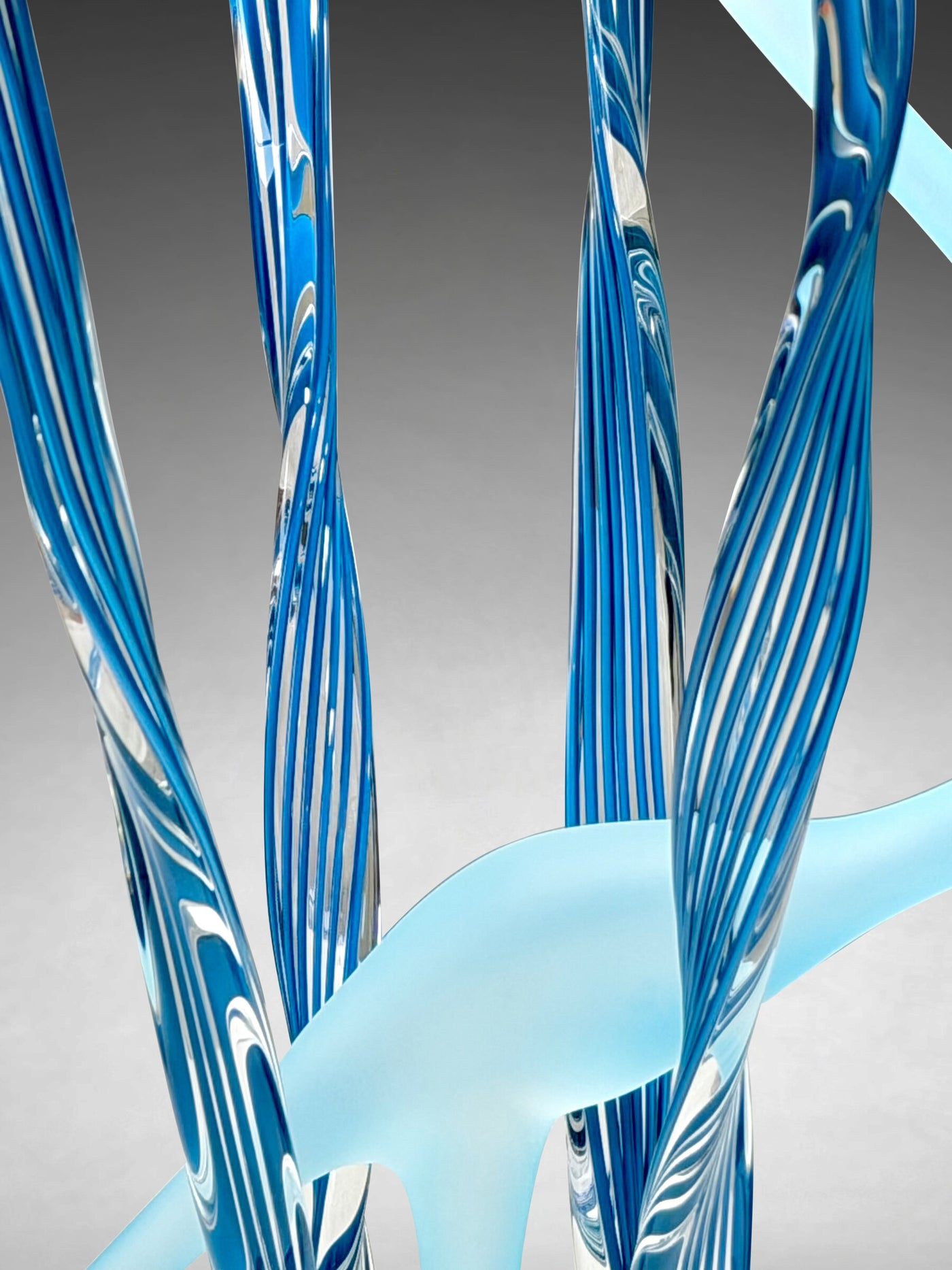 Serene Dance in the Marsh, Deep Sea Aquamarine
