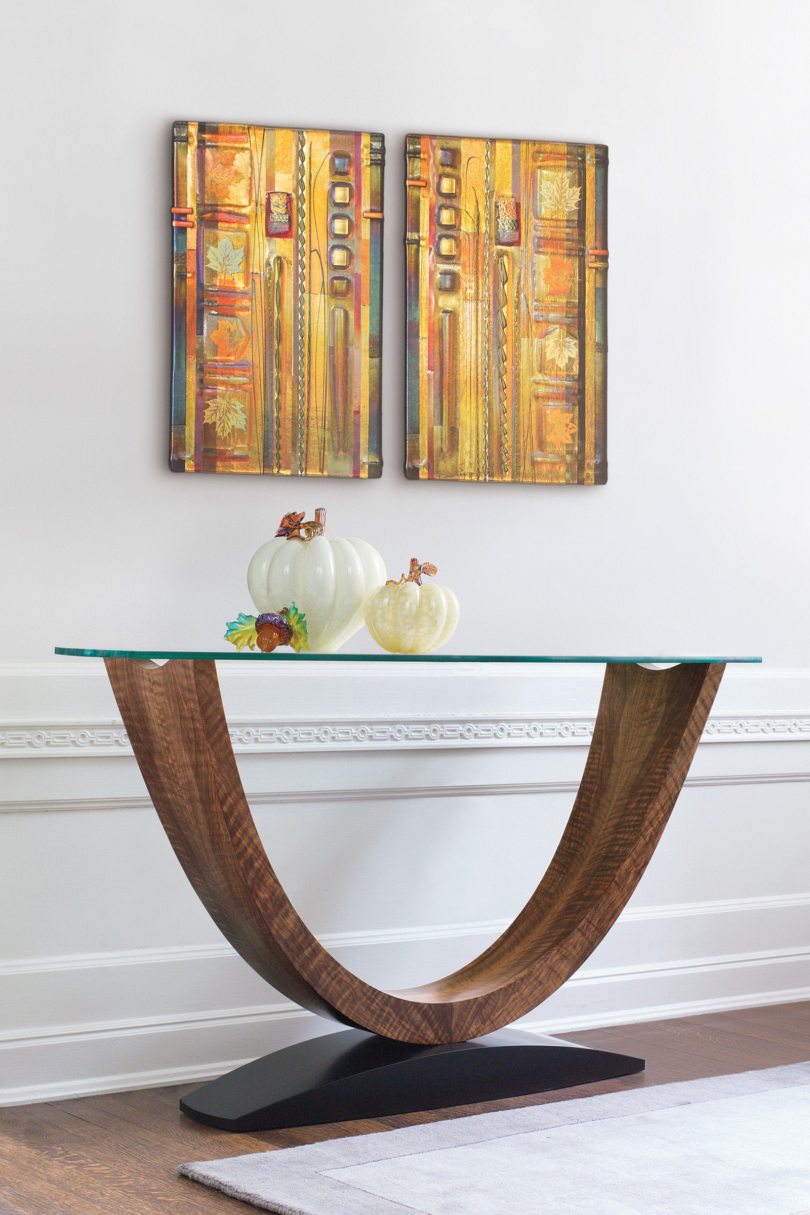 Amber Leaf Panels