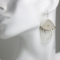 Dendritic Druzy Dangle Earrings