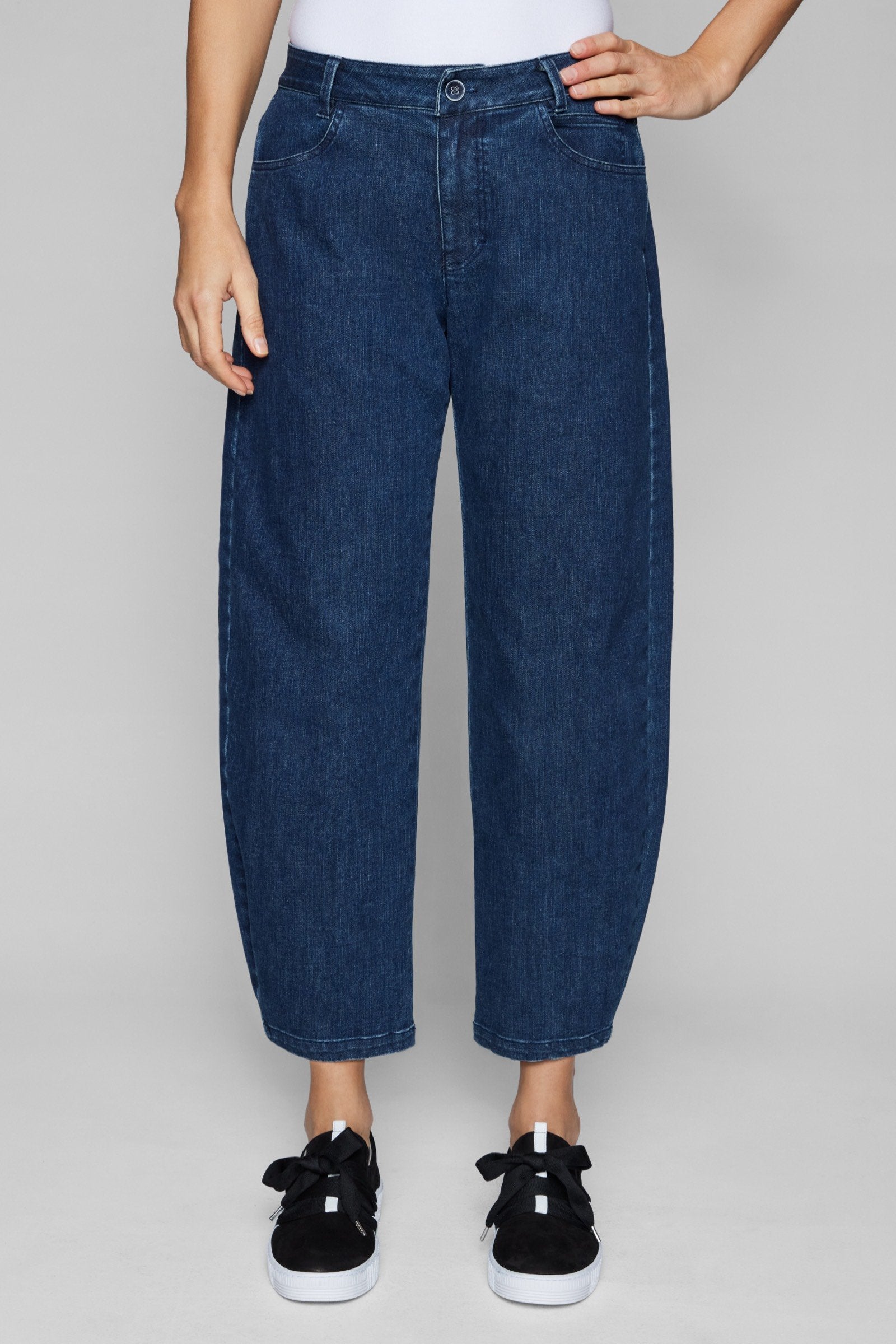 Denim Barrel Leg Pant · Artful Home