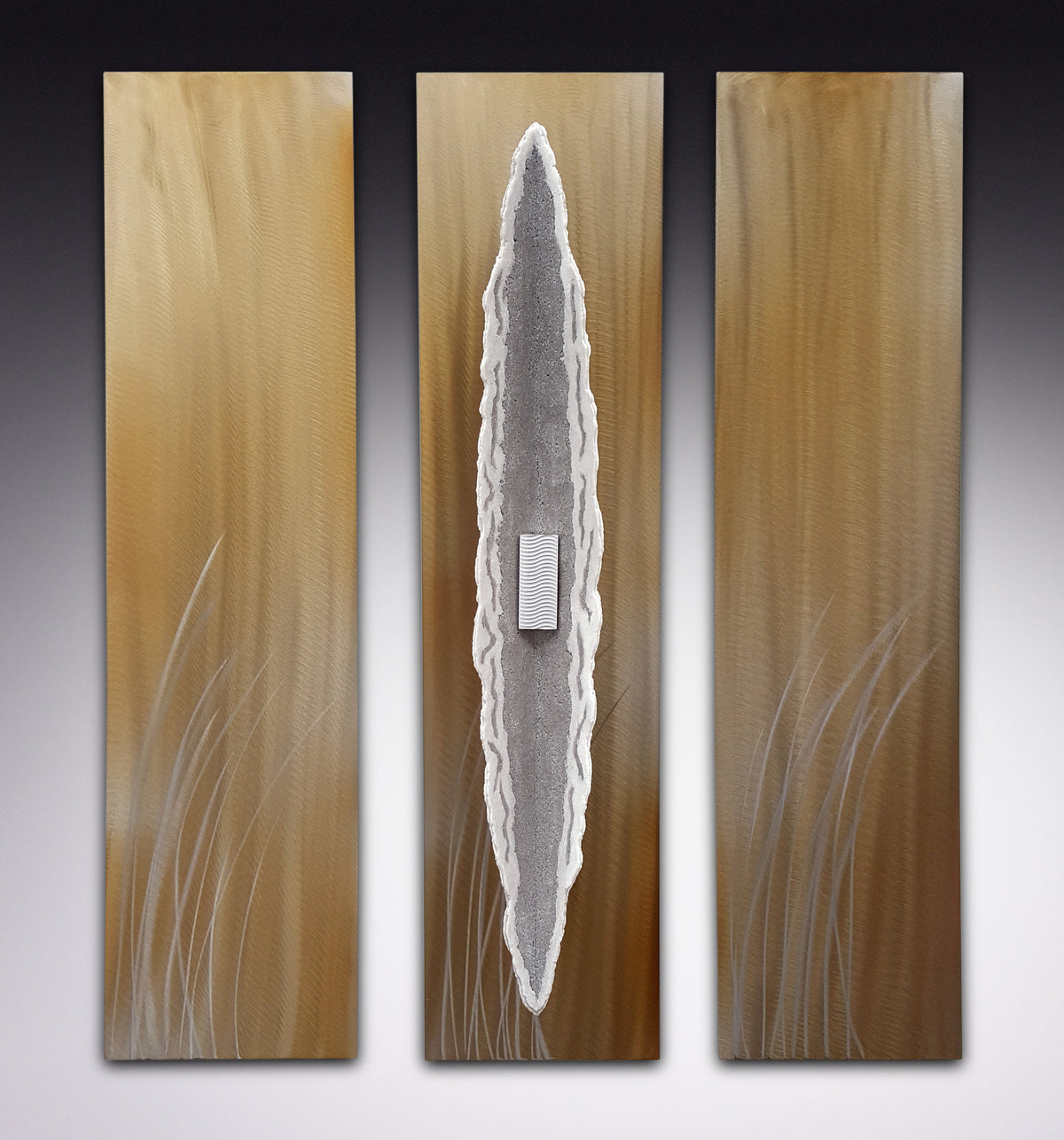 Sea Grass Beached Triptych