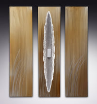 Sea Grass Beached Triptych