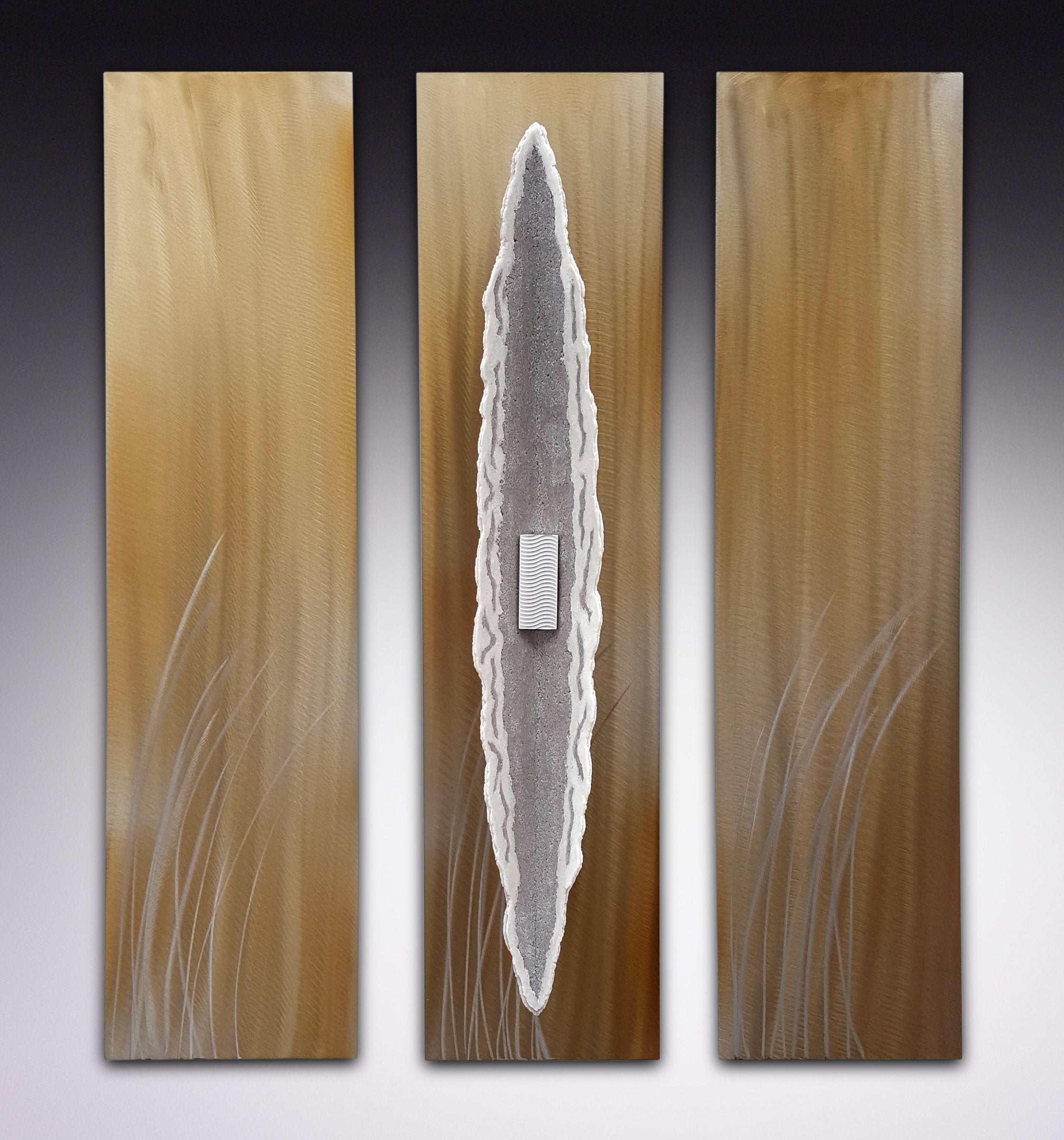 Sea Grass Beached Triptych
