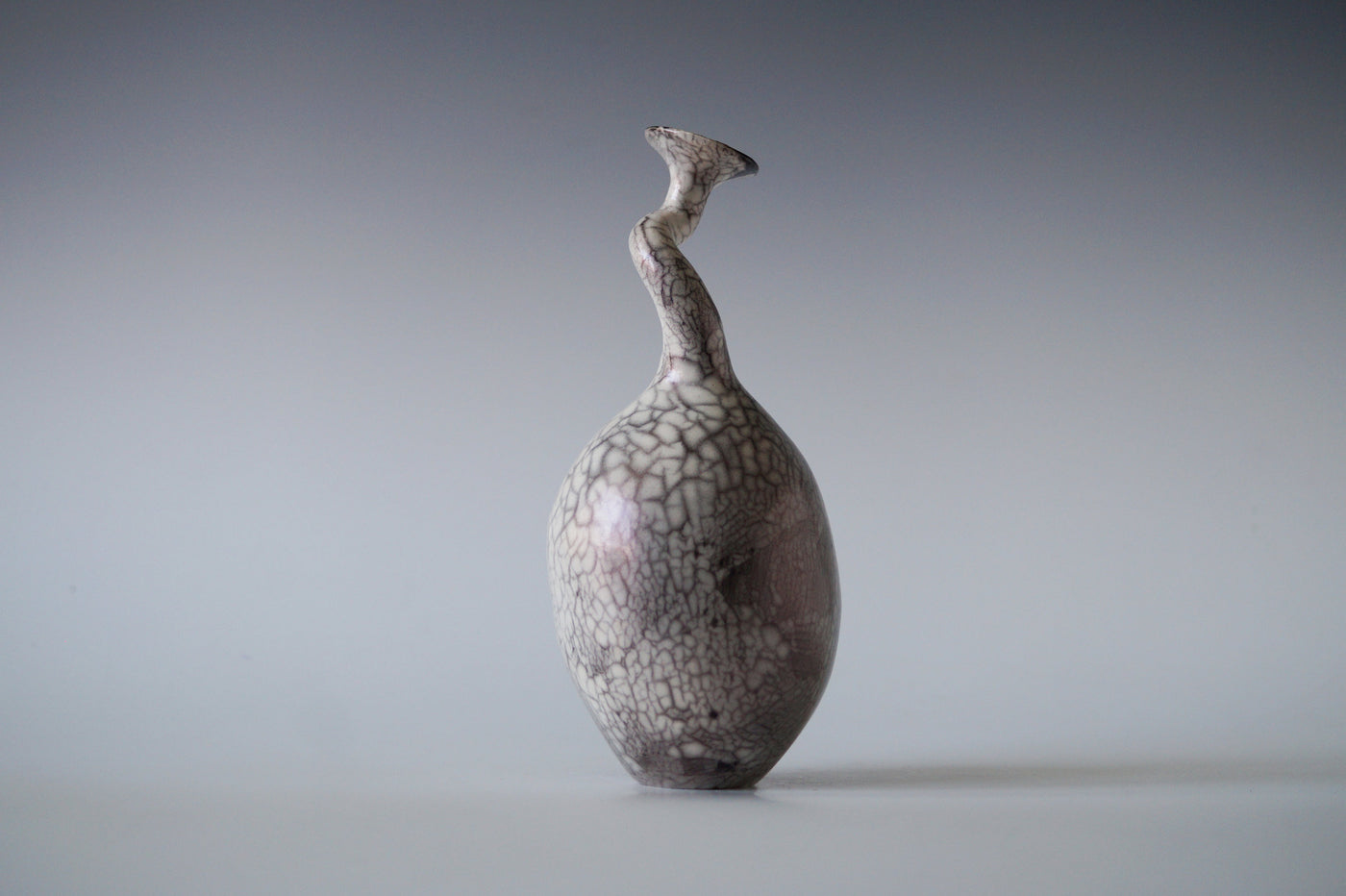 Ceramic Raku Vessel, Naked Raku Firing 19