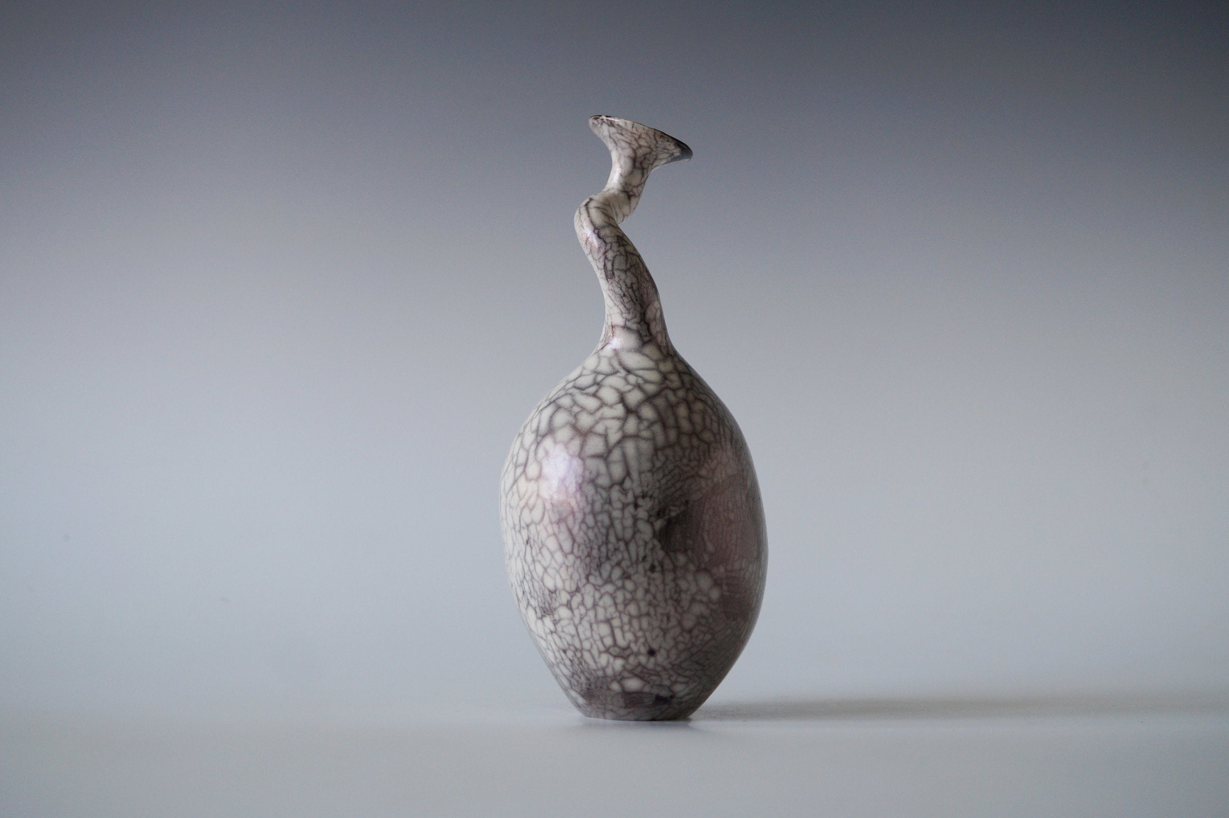 Ceramic Raku Vessel, Naked Raku Firing 19