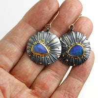 Opal Seeds & Grasses Earrings