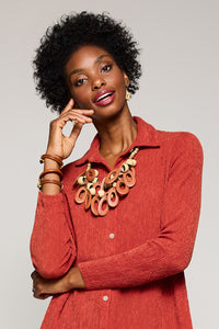 Ovals & Pitogos Necklace