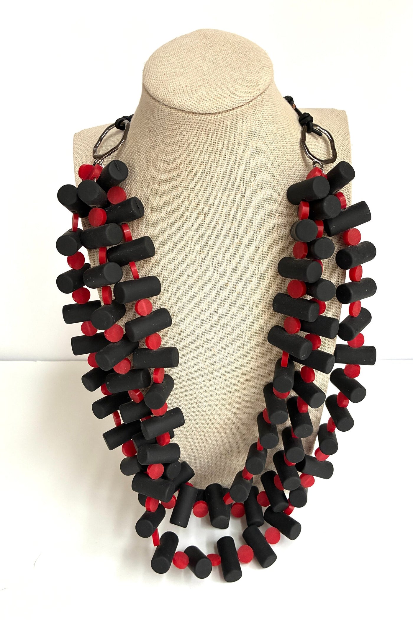 Black Tracks Necklace