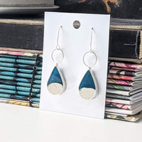 Midnight at the Beach Drop Earrings