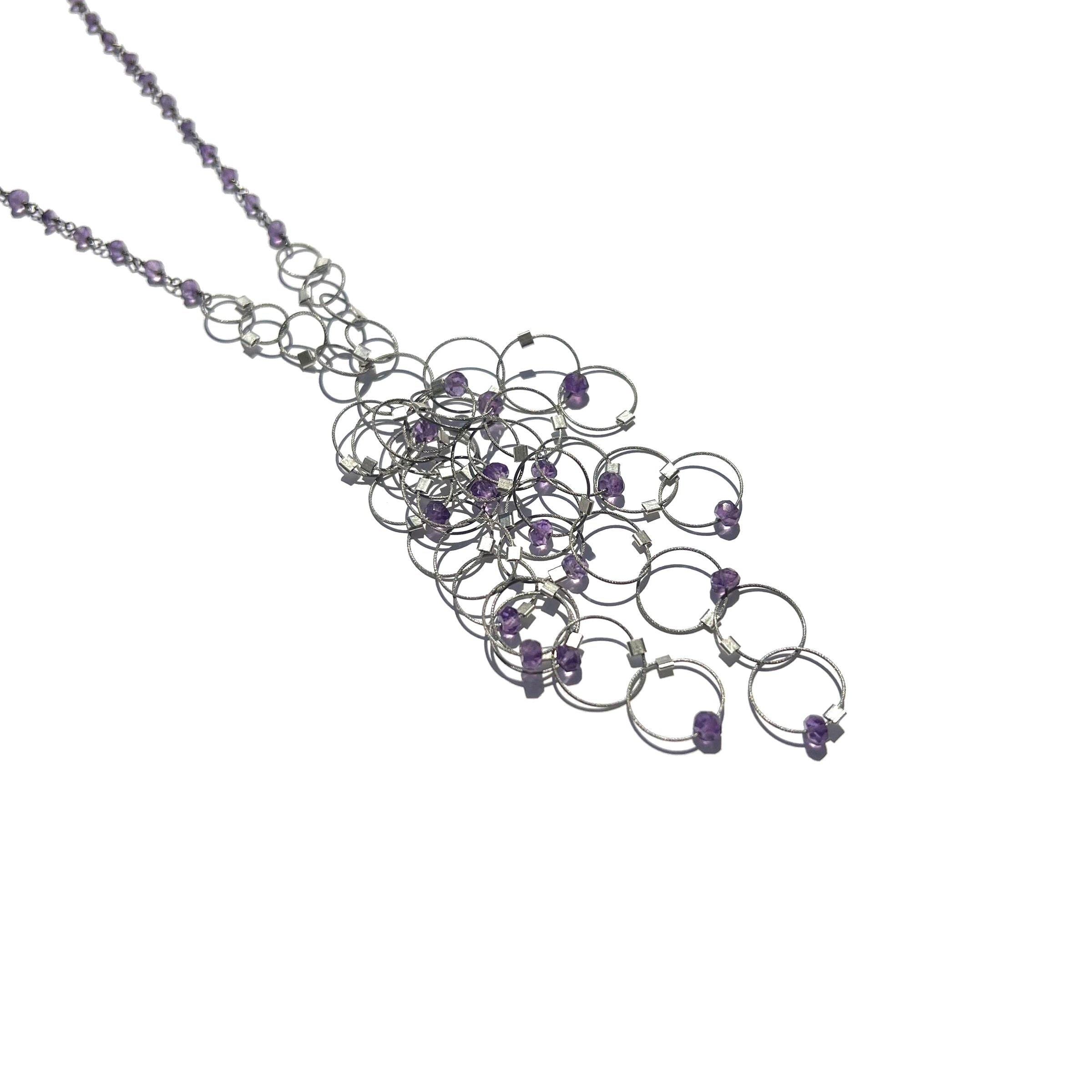 Interlock Tassel Necklace