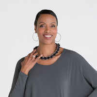 Davinci Braid Zipper Necklace