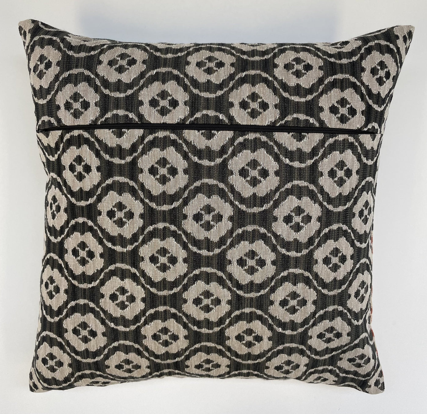 Three Color Medallion Pillow