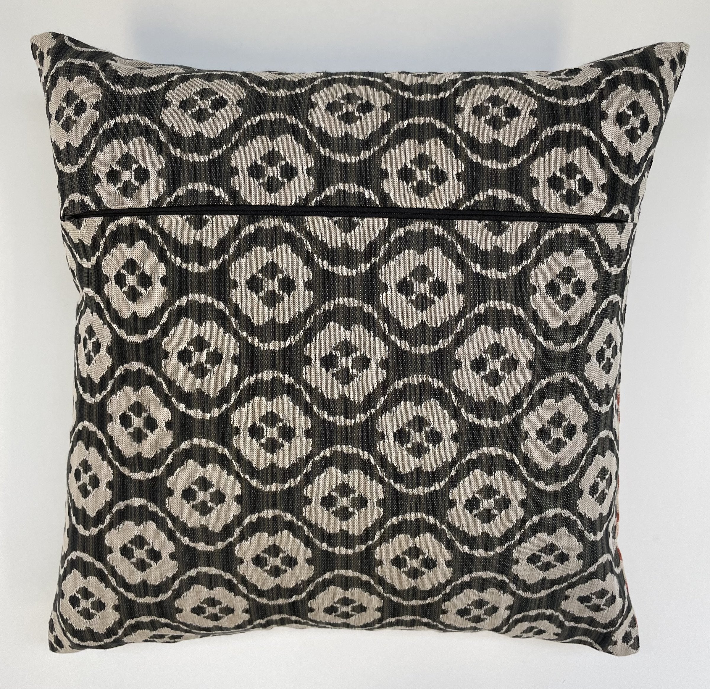 Three Color Medallion Pillow