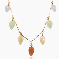Multi-Gem Charm Necklace
