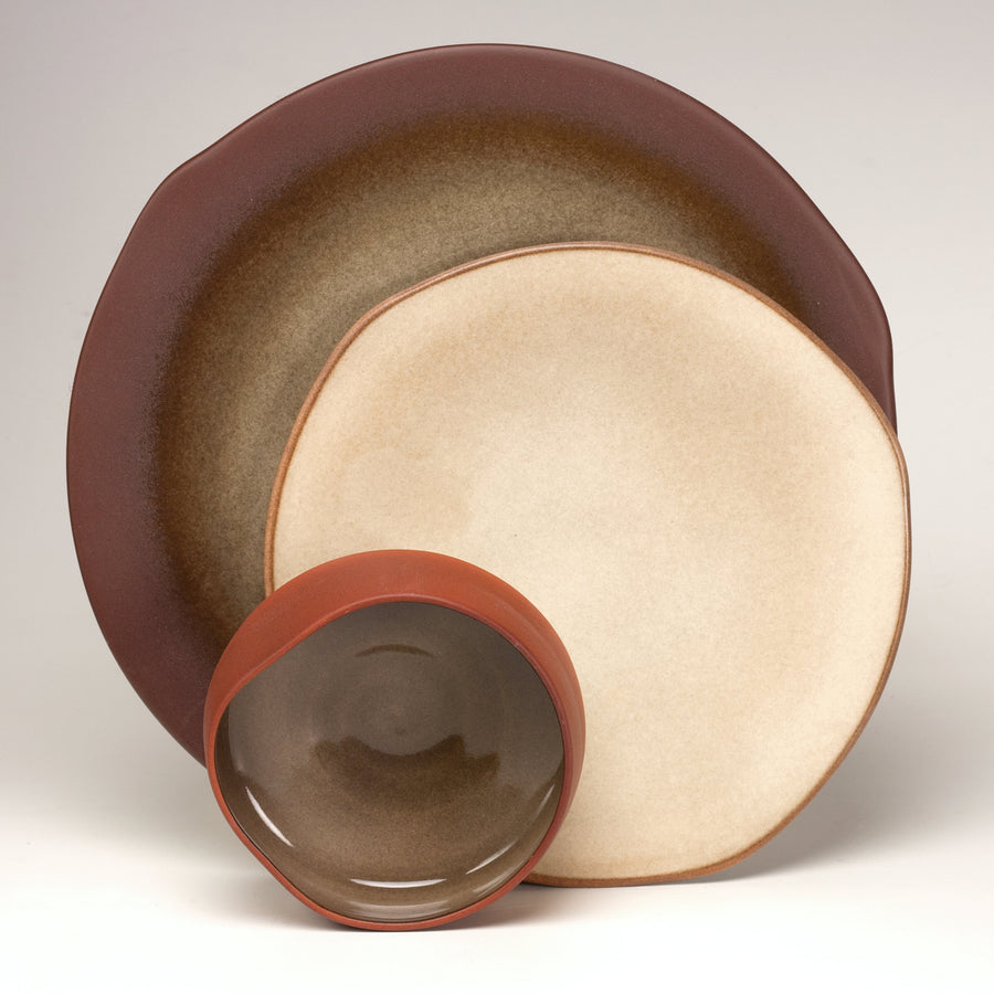 Dinner Set in River Stone