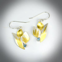Aqua Bud Earrings