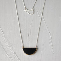 Half-Moon Onyx Pendant