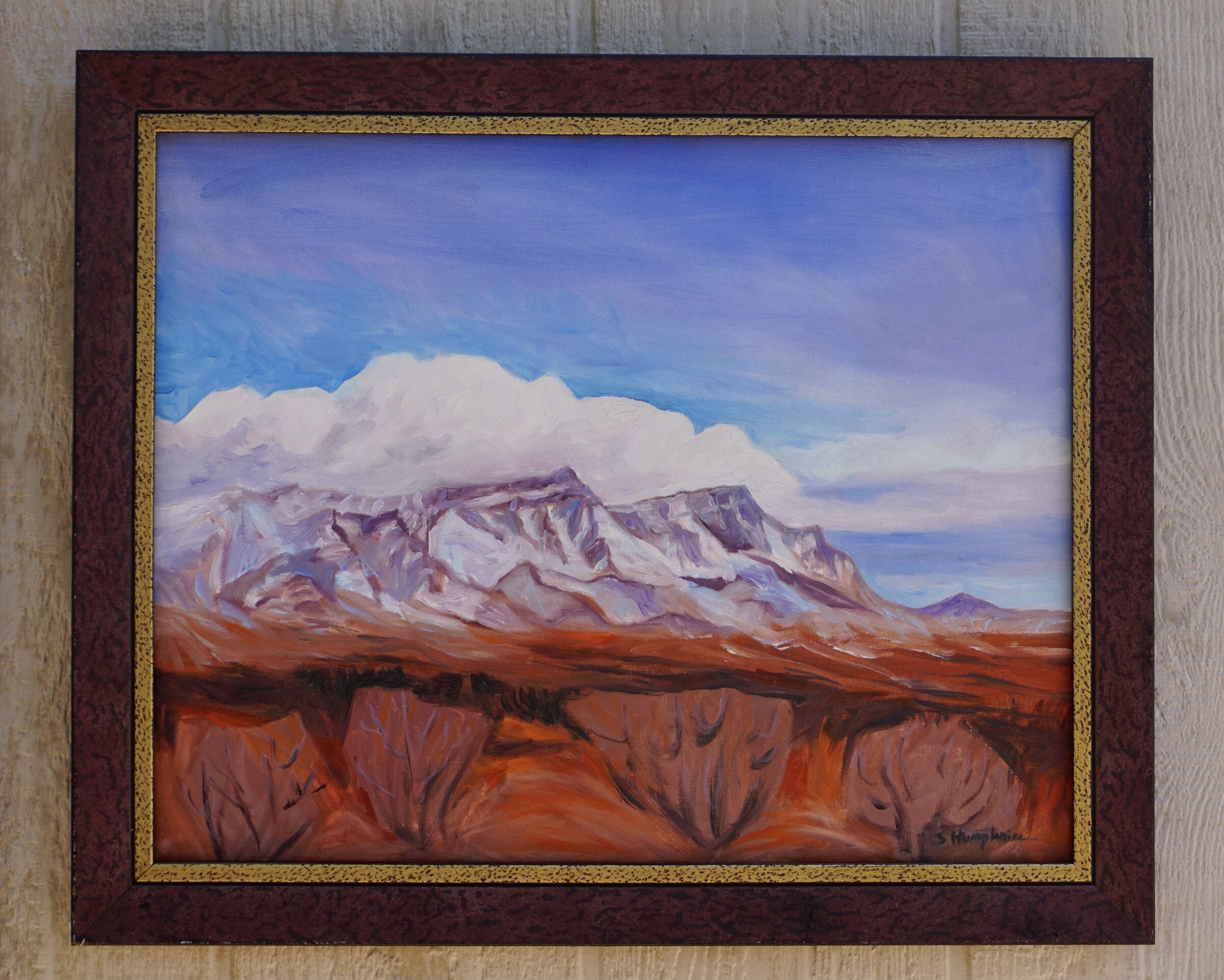 Snow on Caballo Mountains