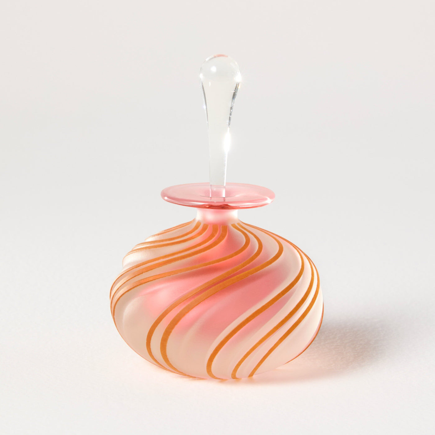 Gold Aurora Swirl Perfume Bottle