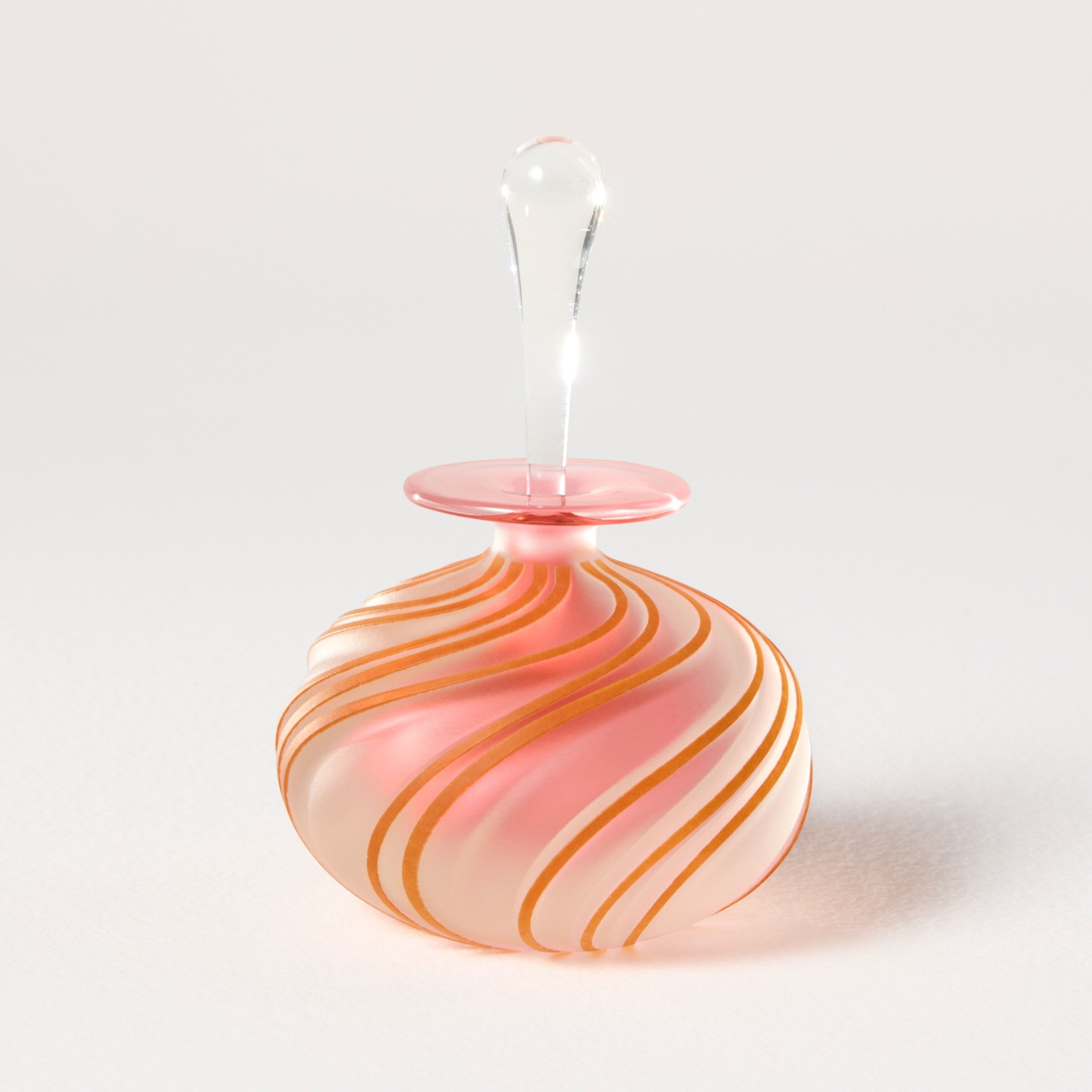 Gold Aurora Swirl Perfume Bottle