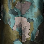 Verdigris Bloom Jacquard Coat