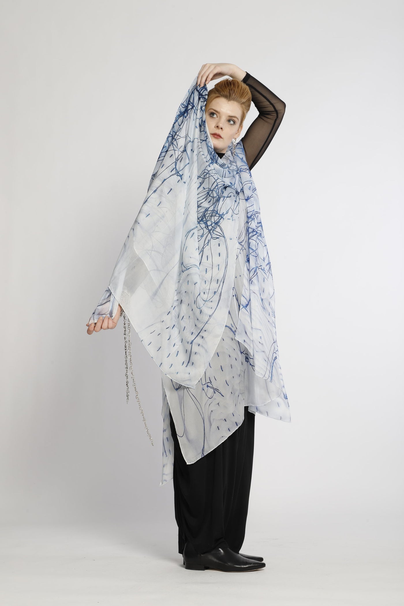 Threads Whispering Textiles Scarf