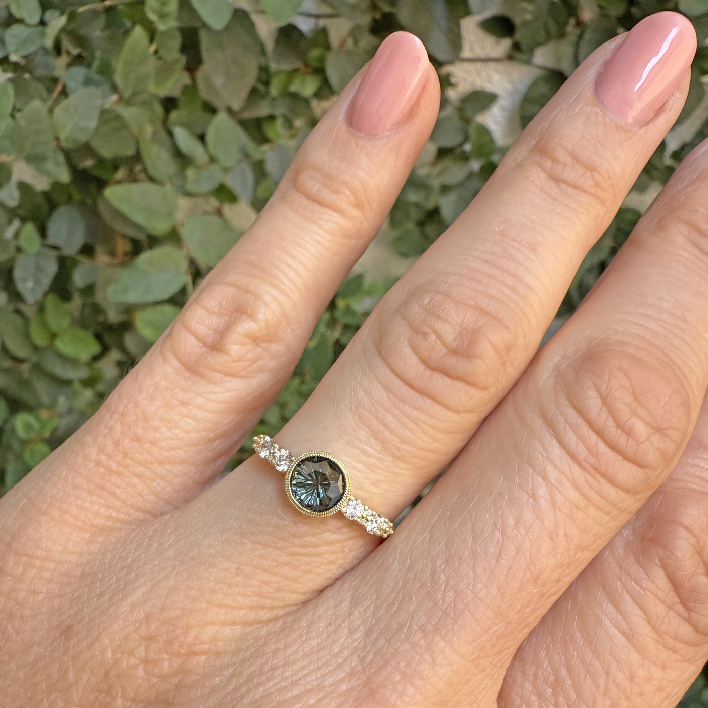 Starbrite Green Sapphire Westport Ring