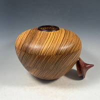 Zebrawood Hollow Form Vessel