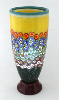 Large Primrose Giverny Pedestal Flower Vase