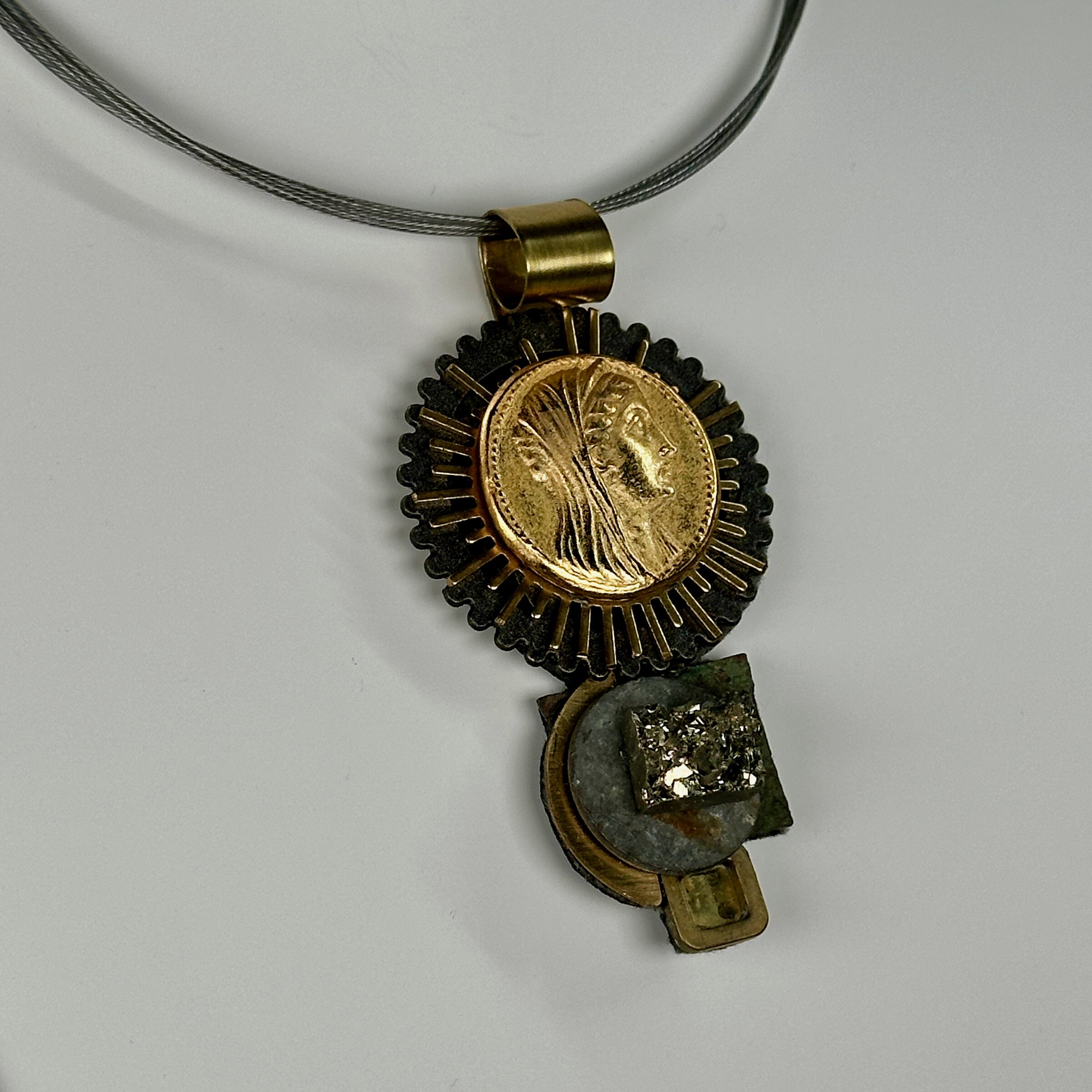 Gold Mystic Pendant
