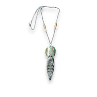 Golden Relic Doodle Necklace